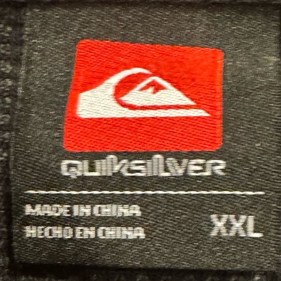 NWT Quiksilver Hoodie/Navy Blue/XXL/Long Sleeve/60% Cotton/Waffle Knit/Thermal - Picture 7 of 8